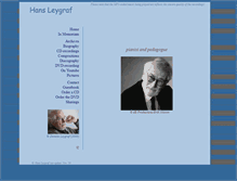 Tablet Screenshot of leygraf.com